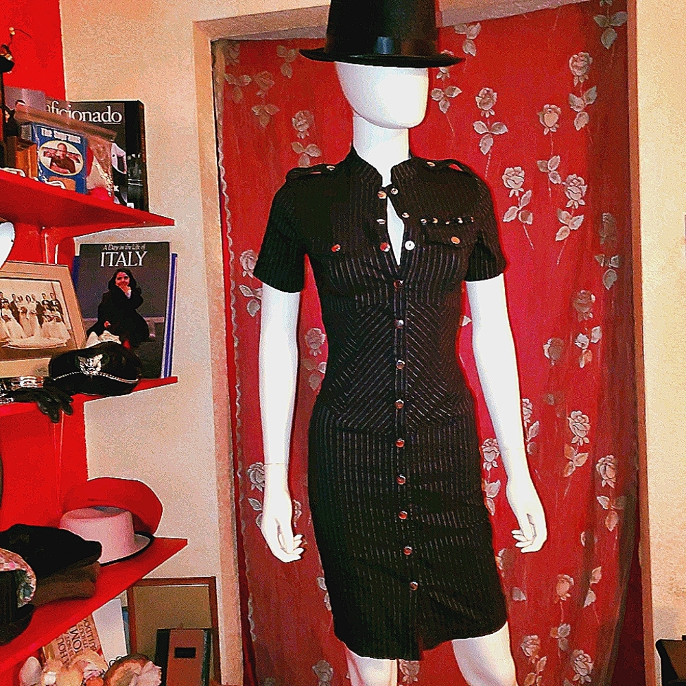 🖤☠️RARE VNTG Gangsta Pranksta Dress Lip Service MINT CONDITION! ☠️🖤